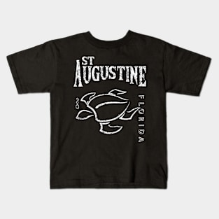 St Augustine Florida Sea Turtle Kids T-Shirt